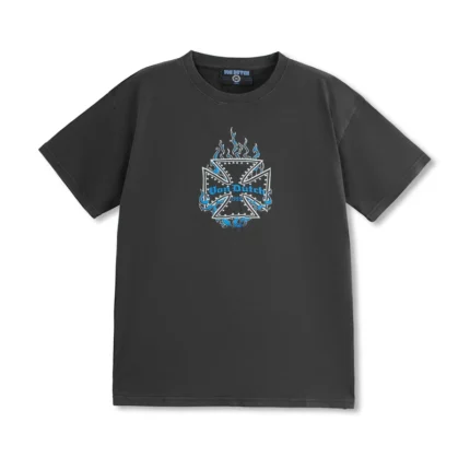 Chopper Cross Studs Tee Black