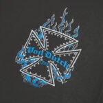 Chopper Cross Studs Tee Black f
