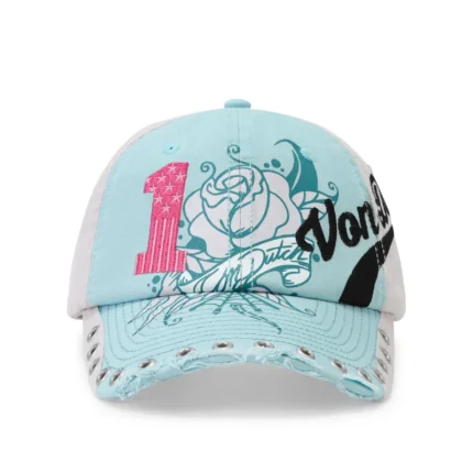 Saint 6 Panel Hat Teal fd