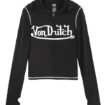 VON DUTCH ROXY TOP BLACK f