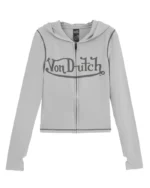 VON DUTCH ROXY TOP GREY