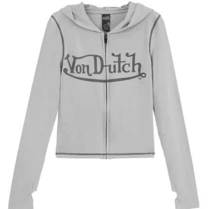 VON DUTCH ROXY TOP GREY