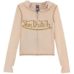 VON DUTCH ROXY TOP TAN