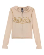 VON DUTCH ROXY TOP TAN